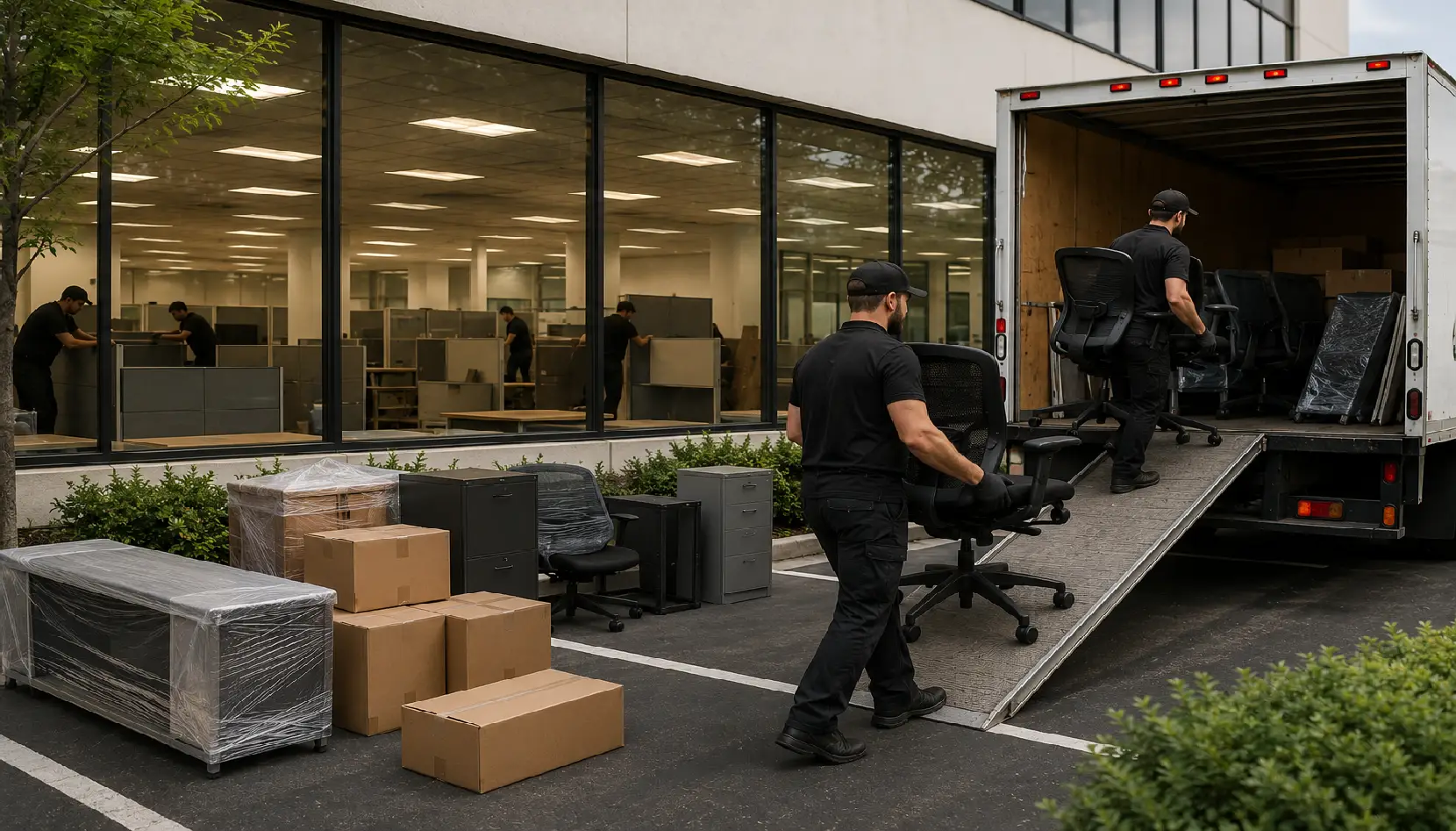 Office furniture relocation and removal services in Houston TX